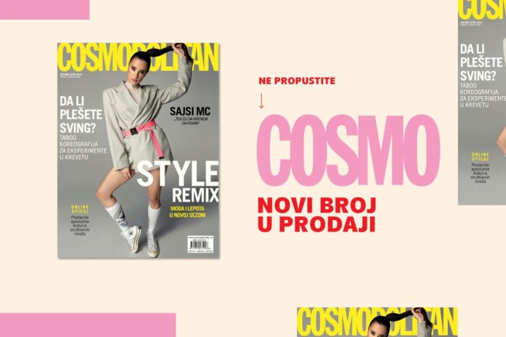 Potpuno novi aprilski broj Cosmopolitana