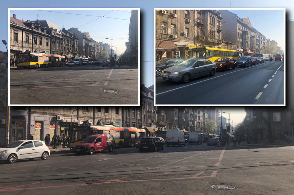 AUTOBUSI MILE 2 NA SAT, U OVOJ BG ULICI JE NAJVEĆI ČEP! Zbog RADOVA su danas ljudi MASOVNO KASNILI NA POSAO (FOTO)