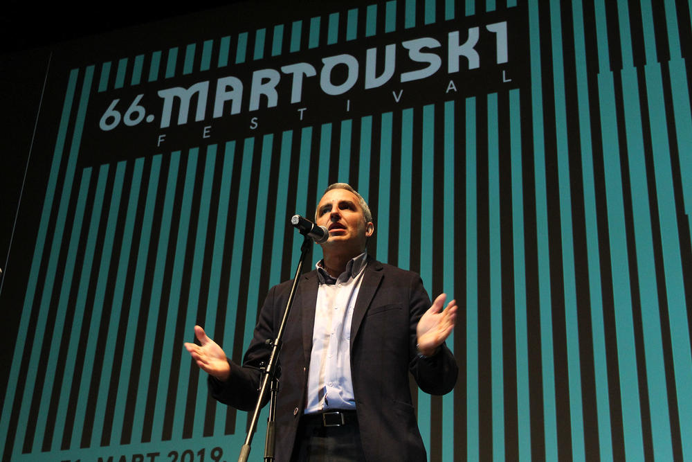 Andreja Mladenović na zatvaranju festivala  