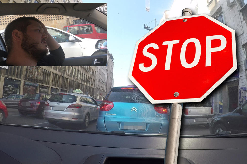 LJUDI SLUĐENI, BEOGRAĐANIMA POMUĆEN MOZAK! Usred špica smo se provozali centrom, SNIMILI SMO TOTALNI HAOS (VIDEO)