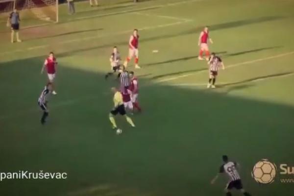 RINGIŠPIL U GLAVI, LOLA SMILJANIĆ ZAVRŠIO NA TRAVI: Magija kruševačkog Dušana Tadića na delu!