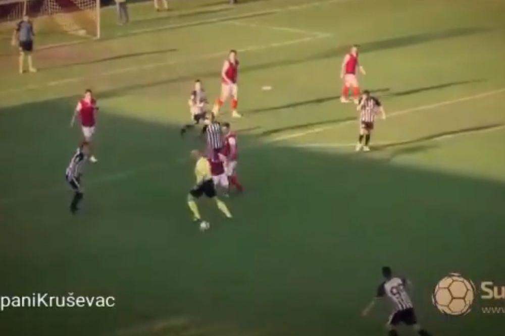 RINGIŠPIL U GLAVI, LOLA SMILJANIĆ ZAVRŠIO NA TRAVI: Magija kruševačkog Dušana Tadića na delu!