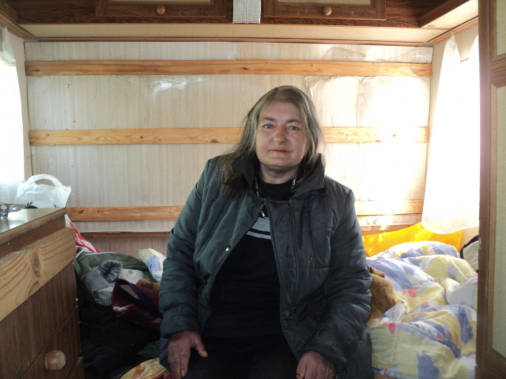 Ružica Karamarković u prikolici  