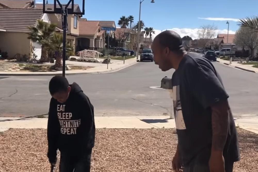 DOK JEDNI HVALE OVOG OCA, DRUGI GA OSUĐUJU: Pogledajte kako je KAZNIO sina nakon što je saznao da ima loše ocene