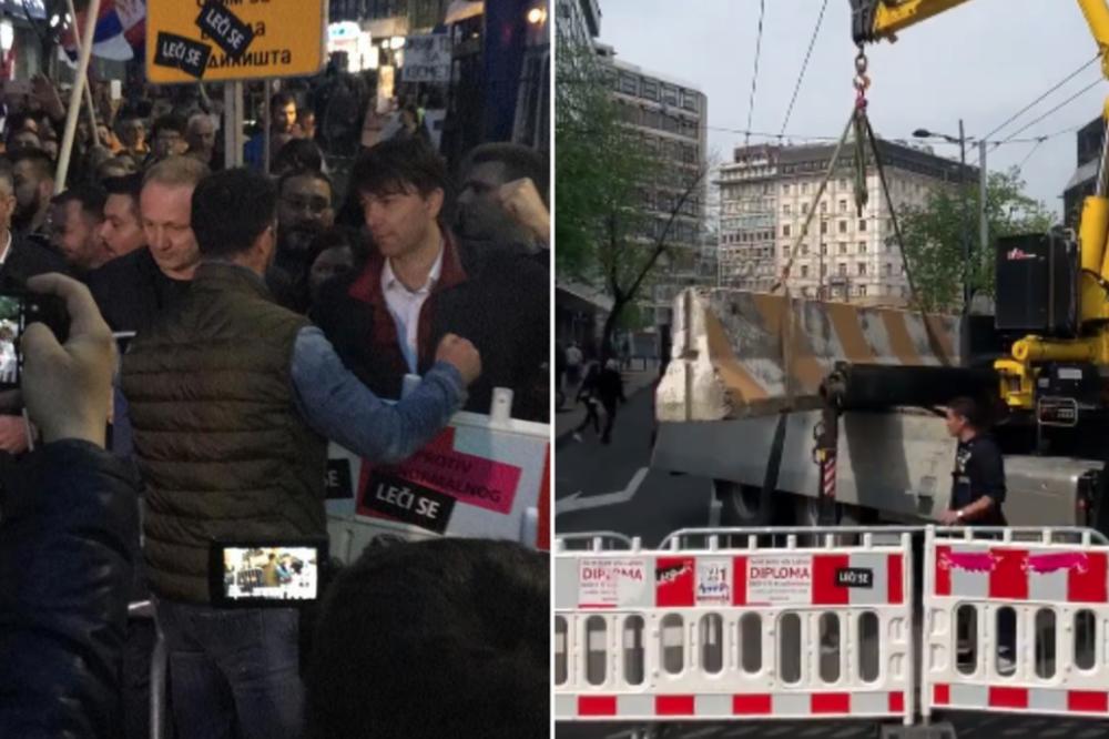 OPOZICIJI DOBIJANJE KILE NE GINE! Do sad su vukljali plastične ograde, SAD SU IM GA SMESTILI NA FINJAKA! (VIDEO)