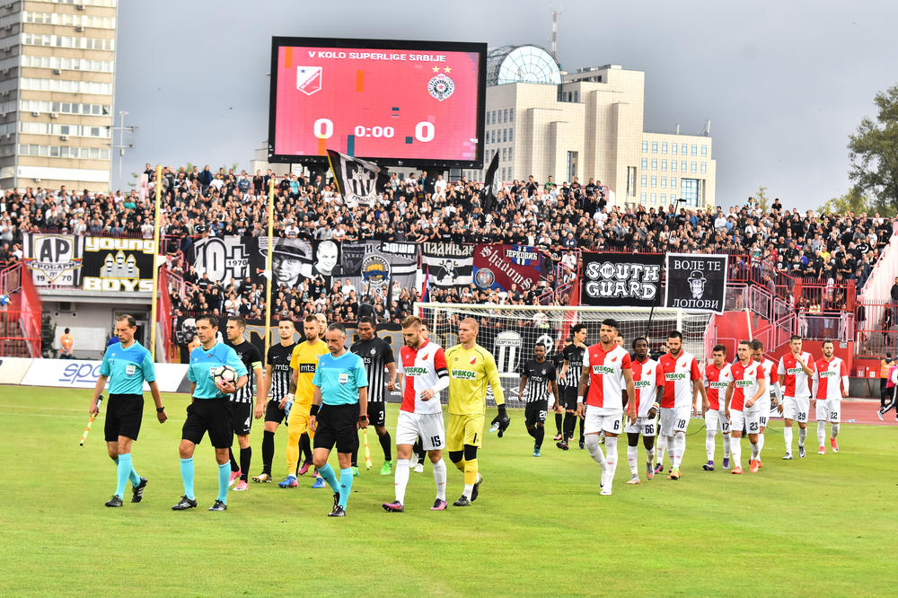 Pomerena utakmica Partizan - Vojvodina!