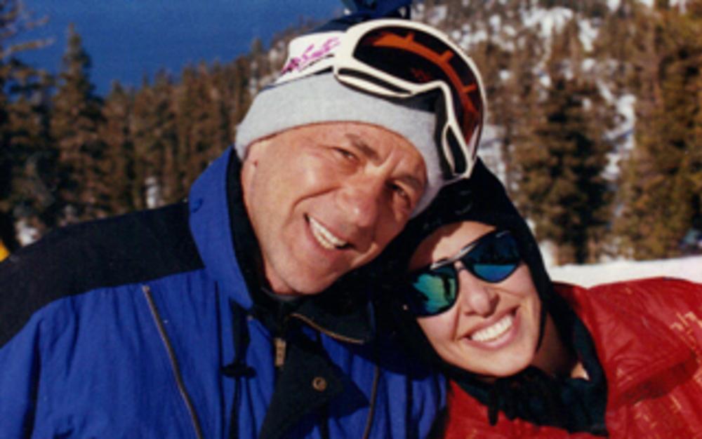 Šeron s ocem Tiborom  