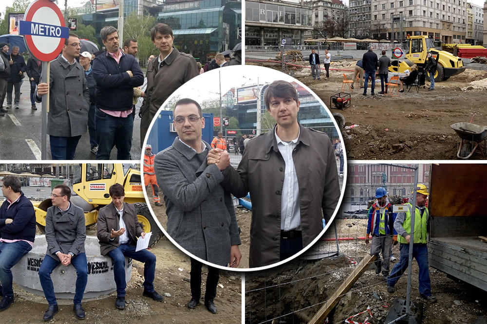 SAVEZ ZA SRBIJU DANAS OPET NA TRGU REPUBLIKE: Podneli krivične prijave, zaustavili radove, pa zaseli na gradilištu