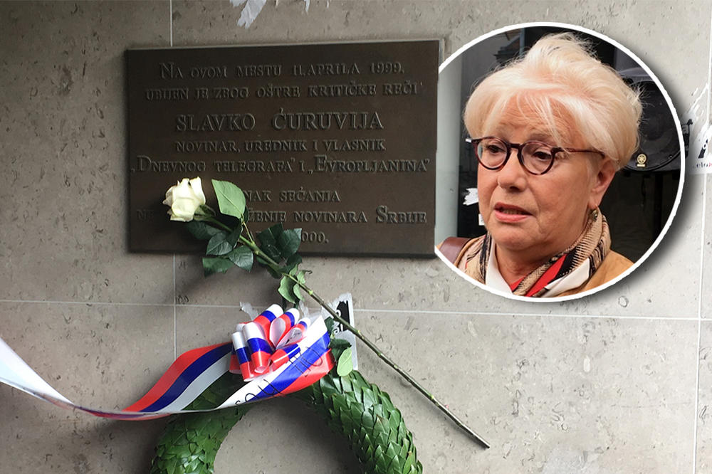 BRANKA PRPA NA MESTU UBISTVA SLAVKA ĆURUVIJE: Njene reči nose JAKU PORUKU (VIDEO)