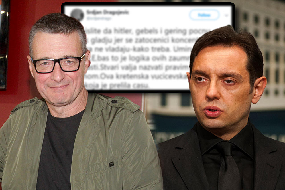 ZAMISLITE DA HITLER I GEBELS ŠTRAJKUJU GLAĐU JER SE U KONC LOGORU NE VLADAJU KAKO TREBA! Dragojević opleo po Vulinu