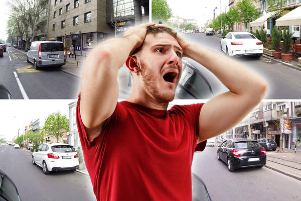 BAHATOST LEVEL MILIJARDU! Prošli smo centrom Beograda, ove ulice pretvorene su u DIVLJE PARKINGE! (VIDEO)