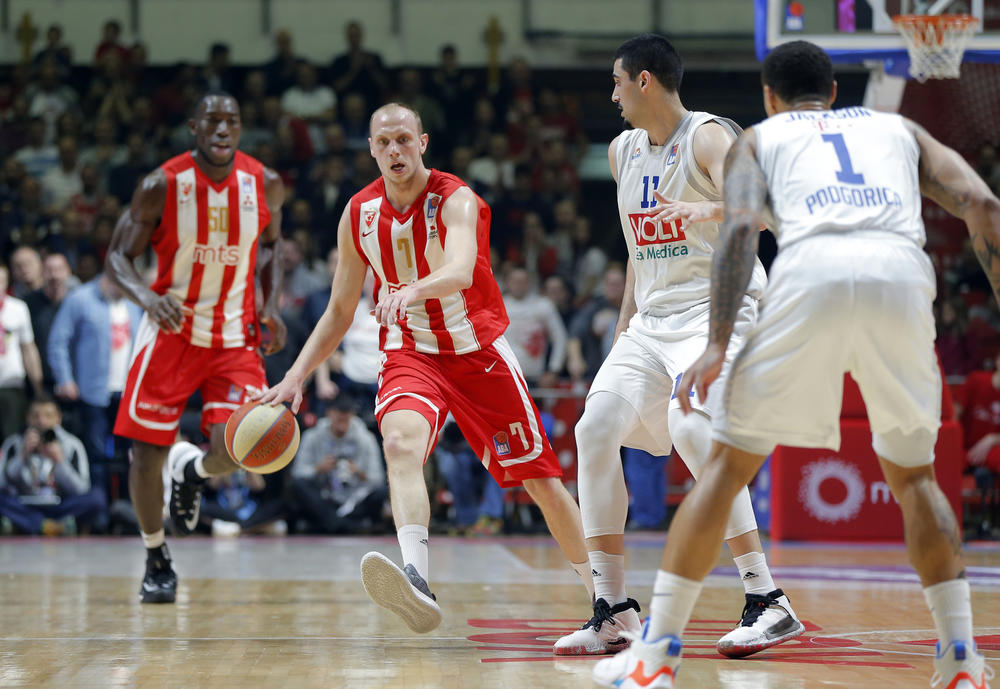 Crvena zvezda je pobedila Budućnost u prvom meču finalne serije