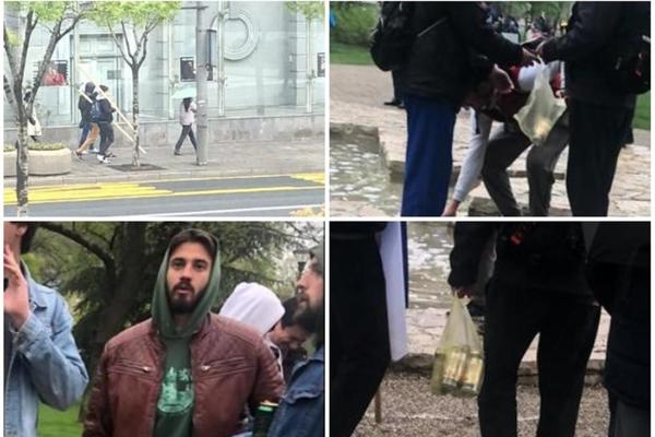 OKUPLJAJU SE ĐILASOVE, JEREMIĆEVE I OBRADOVIĆEVE PRISTALICE: Neki nose pivo, a neki i motke (FOTO)