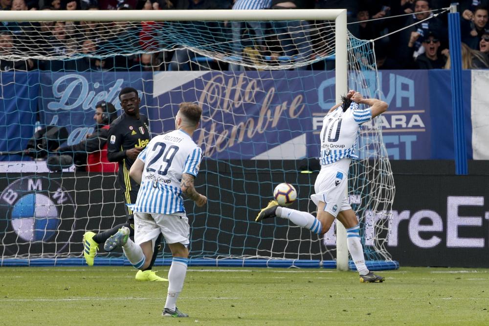 NIŠTA OD REKORDA: SPAL srušio šampiona i sprečio Juventus da ispiše istoriju!