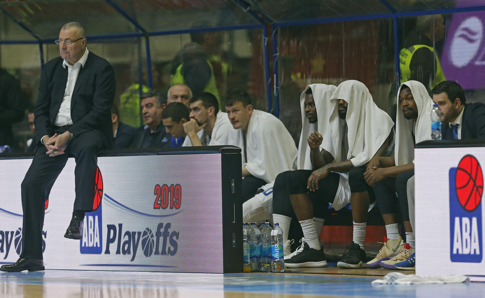 Ekipa Budućnosti na meču protiv Crvene zvezde