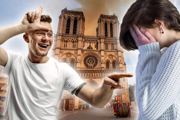 RAT NA DRUŠTVENIM MREŽAMA ZBOG NOTR DAMA: Nesreća koja je zadesila Pariz PODELILA SRBIJU! (FOTO)