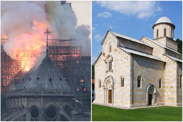 IZ VELIKE SRPSKE SVETINJE STIGLA NAJJAČA PORUKA ZA NOTR DAM: Svaki Francuz će ZAPLAKATI kad čuje ovo!