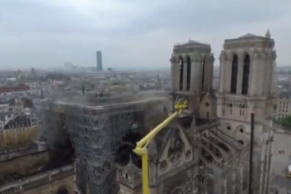 POGLEDAJTE KAKO DANAS IZGLEDA ZGARIŠTE NOTR DAMA IZ VAZDUHA: Prizor je zaista STRAVIČAN, kao u HORORIMA (VIDEO)