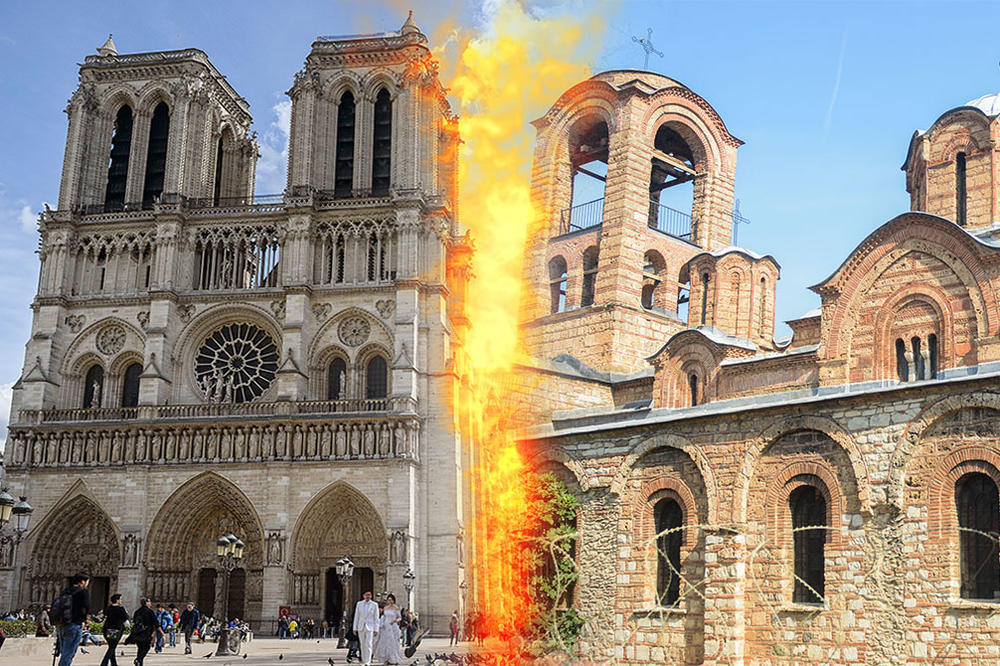 SRBI PLAČU ZA NOTR DAMOM, SKUPLJAJU SE MILIONI EVRA: Kad je izgorela NAŠA SVETINJA 80 godina starija, SVI SU ĆUTALI