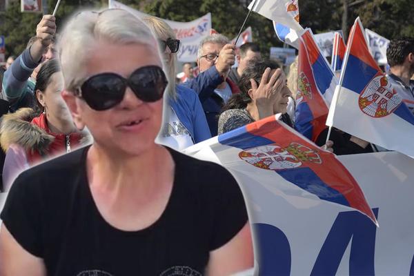 OVDE SAM ZBOG LJUBAVI! Vesna iz Knjaževca JE U KOLICIMA i došla je ZBOG VUČIĆA NA VELIČANSTVENI SKUP! (VIDEO)