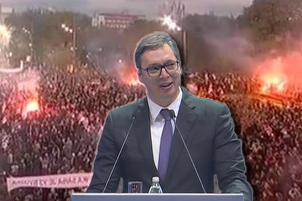 VUČIĆ SE OBRATIO NACIJI NA VELIČANSTVENOM SKUPU ISPRED SKUPŠTINE: Srbiji potrebne veće plate i penzije, a ne sukobi