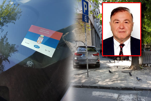 BRUKA, AUTO SA NALEPNICOM SKUPŠTINE SRBIJE PARKIRAN NA MESTU ZA INVALIDE! Pozvali smo poslanika na čije ime se vodi