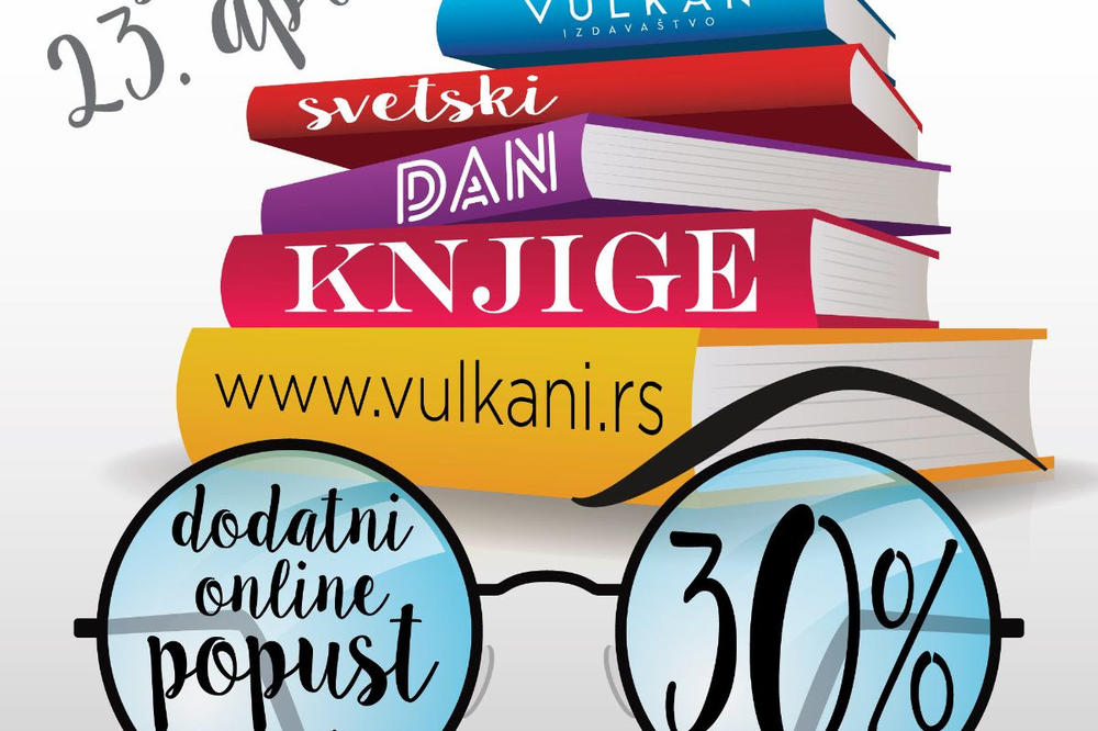 SVETSKI DAN KNJIGE NA SAJTU VULKAN IZDAVAŠTVA: Espreso vam poklanja probrane naslove!