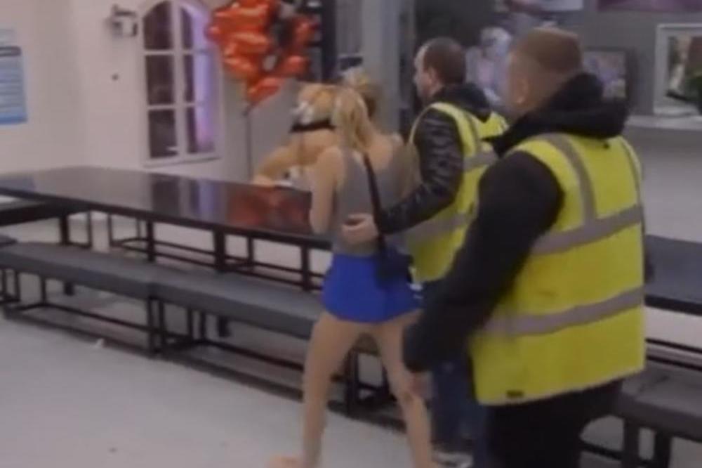 OBEZBEĐENJE IZBACILO NADEŽDU NAPOLJE: Napravila opšti HAOS, pretila i histerisala jedva su je SAVLADALI!