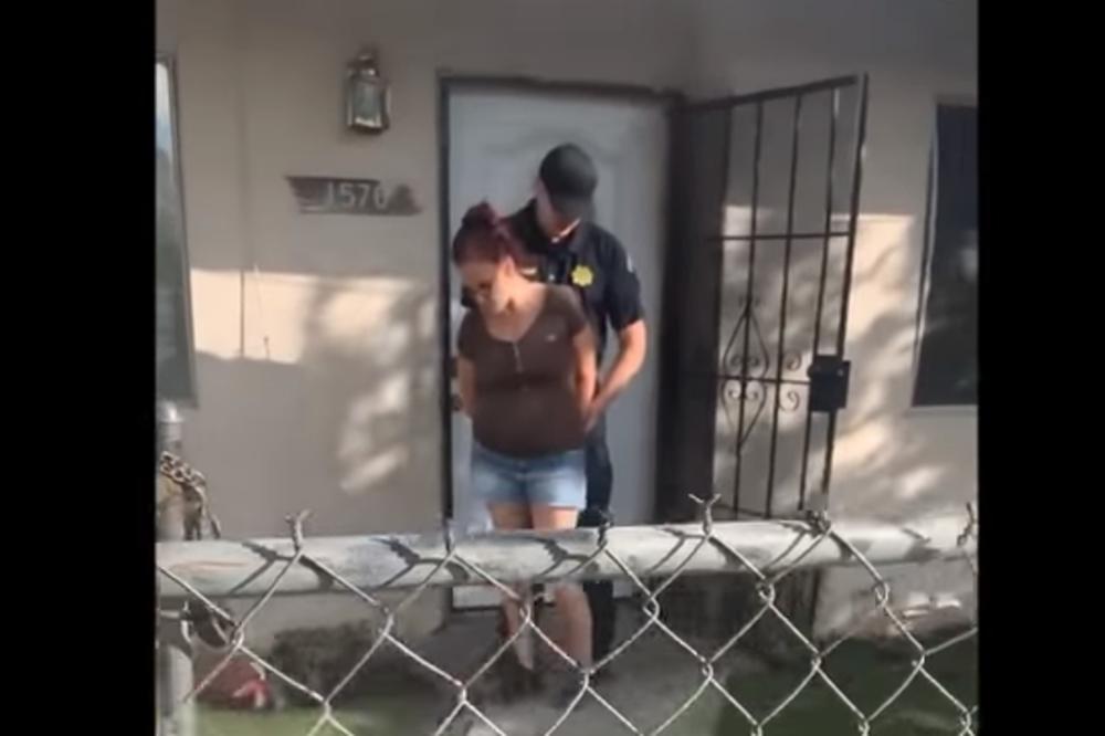 KOMŠIJA JE VIDEO ŽENU KAKO BACA NEŠTO U KONTEJNER: Kada su videli šta je to, odmah su je uhapsili! (VIDEO)