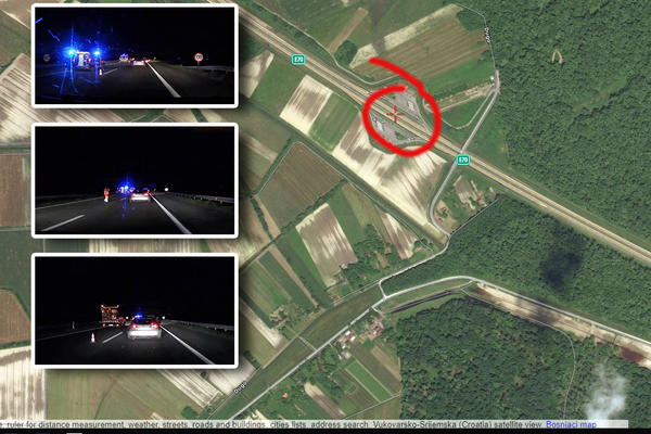 OVO JE MESTO NA KOJEM SU POGINULI SRBI: Detalji nesreće u Hrvatskoj (VIDEO)