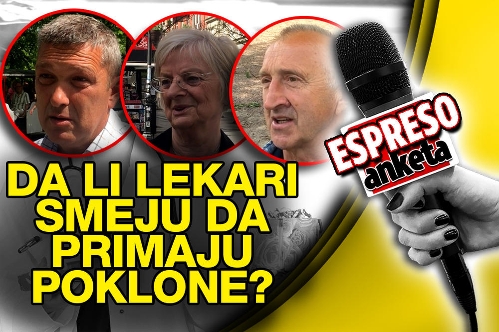 BAR BOMBONJERICA, AKO VEĆ NEMAJU ONO ŠTO IM TREBA! Pitali smo građane da li lekari SMEJU DA PRIMAJU POKLONE (VIDEO)