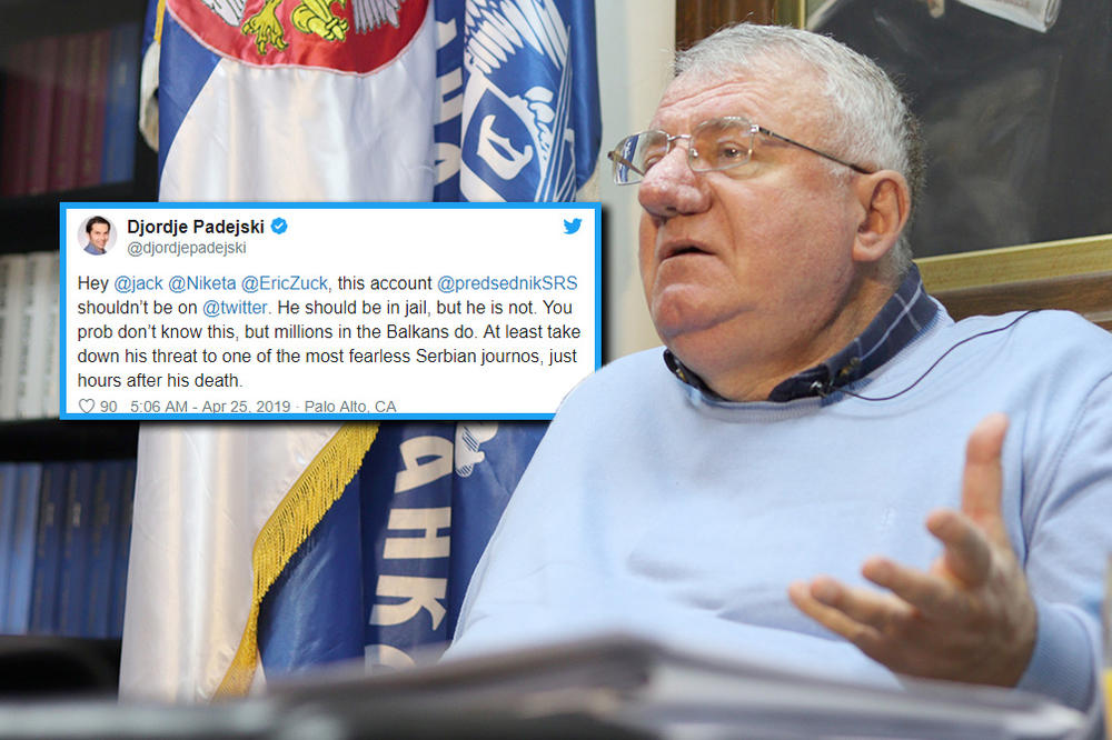 ON BI TREBALO DA JE U ZATVORU, A NE NA DRUŠTVENIM MREŽAMA: Javnost osudila Šešelja, tviteraši ga PRIJAVILI! (FOTO)