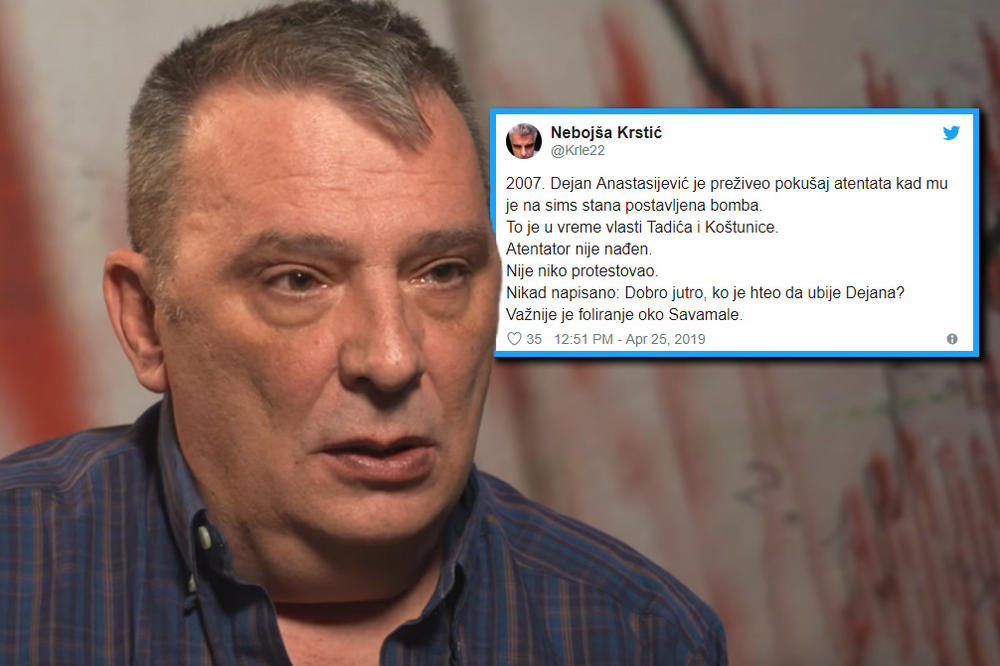KO JE HTEO DA UBIJE DEJANA? Krstić podsetio na pokušaj atentata na preminulog novinara, pa PONIZIO tadašnju vlast
