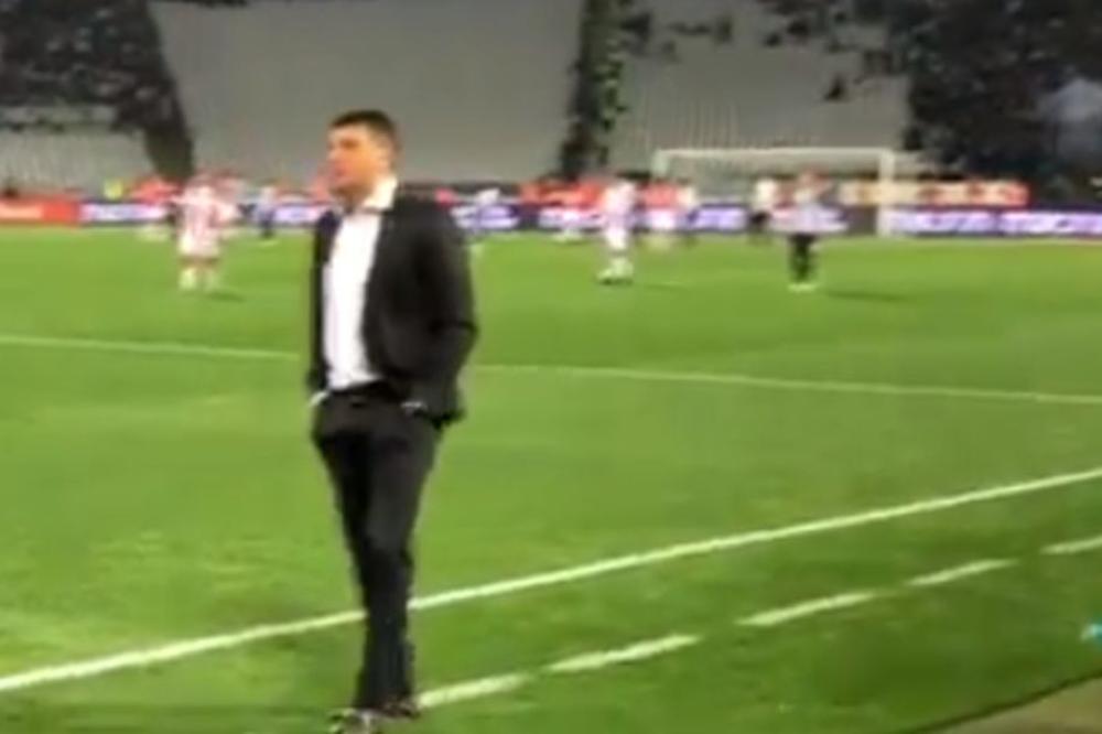 Da li ste primetili šta je Milojević radio kad je Ben izvodio penal?!