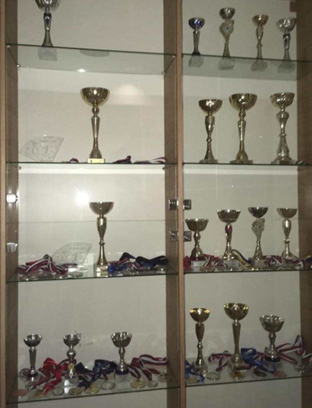 Neki od Aleksinih i Lazarevih trofeja  