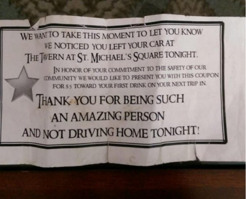 Poruka za savesnog vozača 