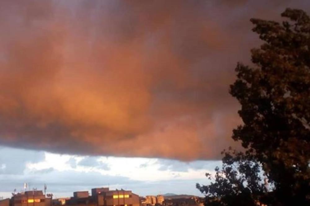 BEOGRAĐANI ZAPREPAŠĆENI PRIZOROM KOJI SU VIDELI NA VELIKU SUBOTU: Pogledajte šta se pojavilo na nebu! (FOTO)