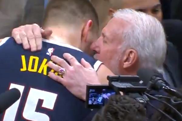 GREG ZVANI GOSPODIN: Ispao od Nagetsa, prišao Jokiću, pa ga izgrlio i izljubio kao sina!