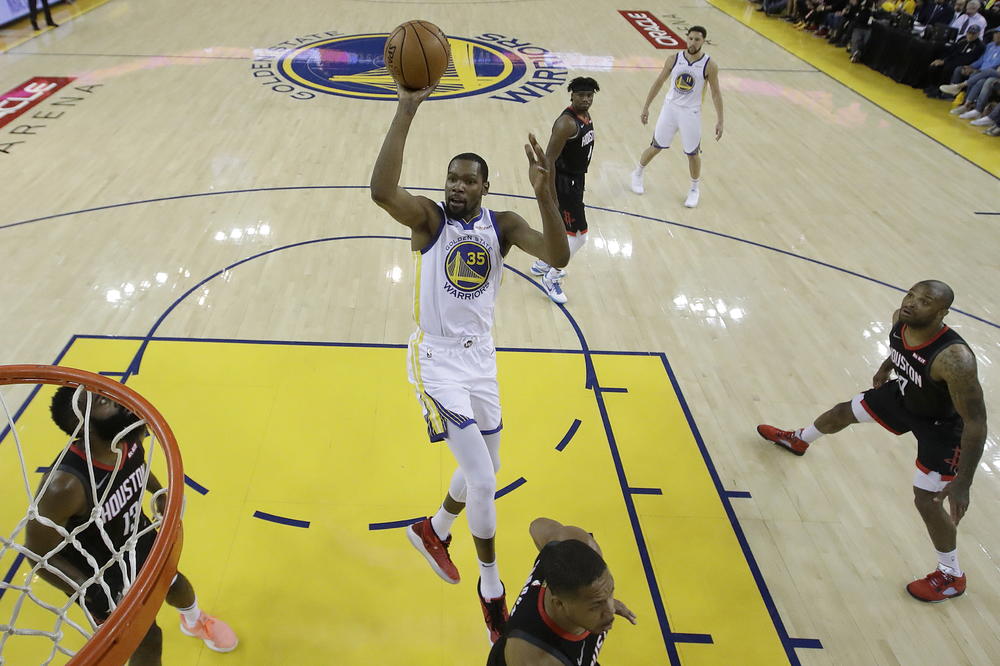 DURENT SVE URADIO, KARI ZADAO ZAVRŠNI UDARAC ROKETSIMA: Golden Stejt poveo u finalu pre finala protiv Hjustona!