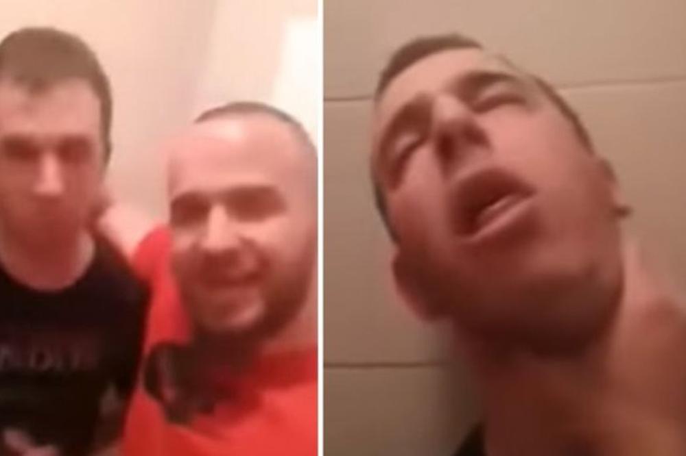 PROCURIO JEZIVI SNIMAK IŽIVLJAVANJA: Vođa navijača šamara i maltretira konobara, pa ga davi!