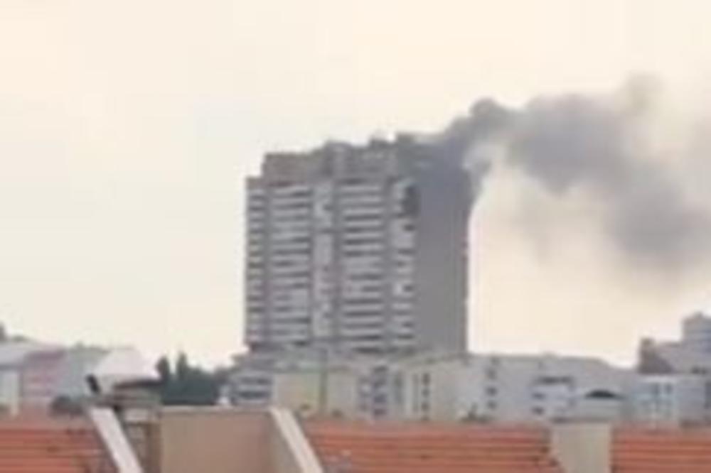 GOREO SOLITER NA VOŽDOVCU! Vatra gutala STANOVE, LJUDI BEŽALI I VRIŠTALI PO ULICI! (VIDEO)