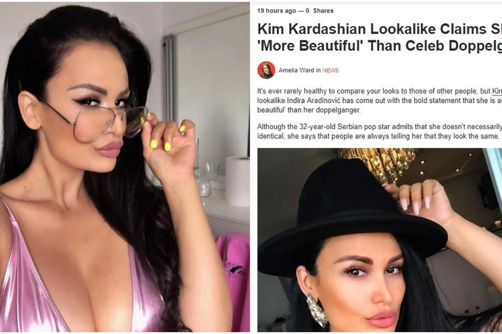 INDI ZAVRŠILA U BRITANSKIM MEDIJIMA: Zbog prozivke na račun Kim Kardašijan, naša pevačica postala HIT