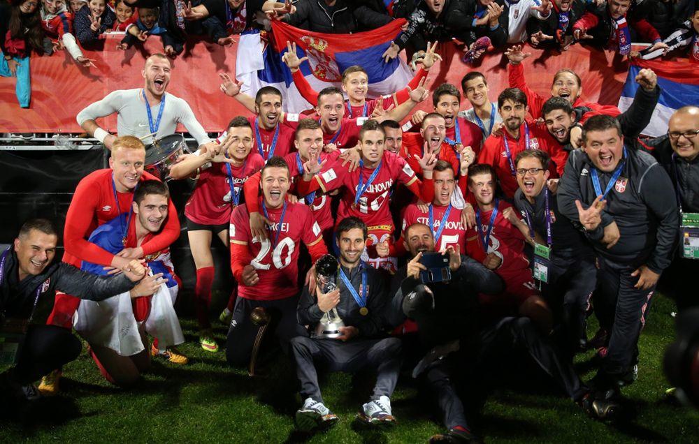 Zlatni Orlići 2015. godine posle osvajanja Svetskog prvenstva  