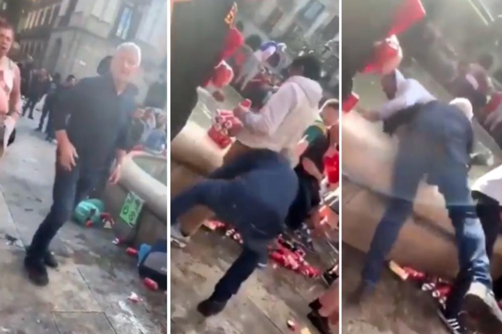 PONAŠAJU SE KAO NAJGORA STOKA! Zar te nije sramota te sede kose?! Navijači Liverpula terorišu ljude po Barseloni!