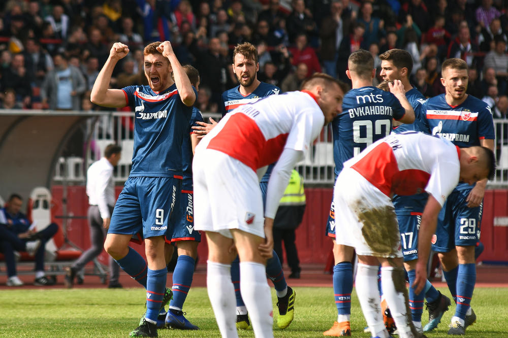 CRVENO-BELA PETARDA: Zvezda demolirala Vojvodinu na Karađorđu!