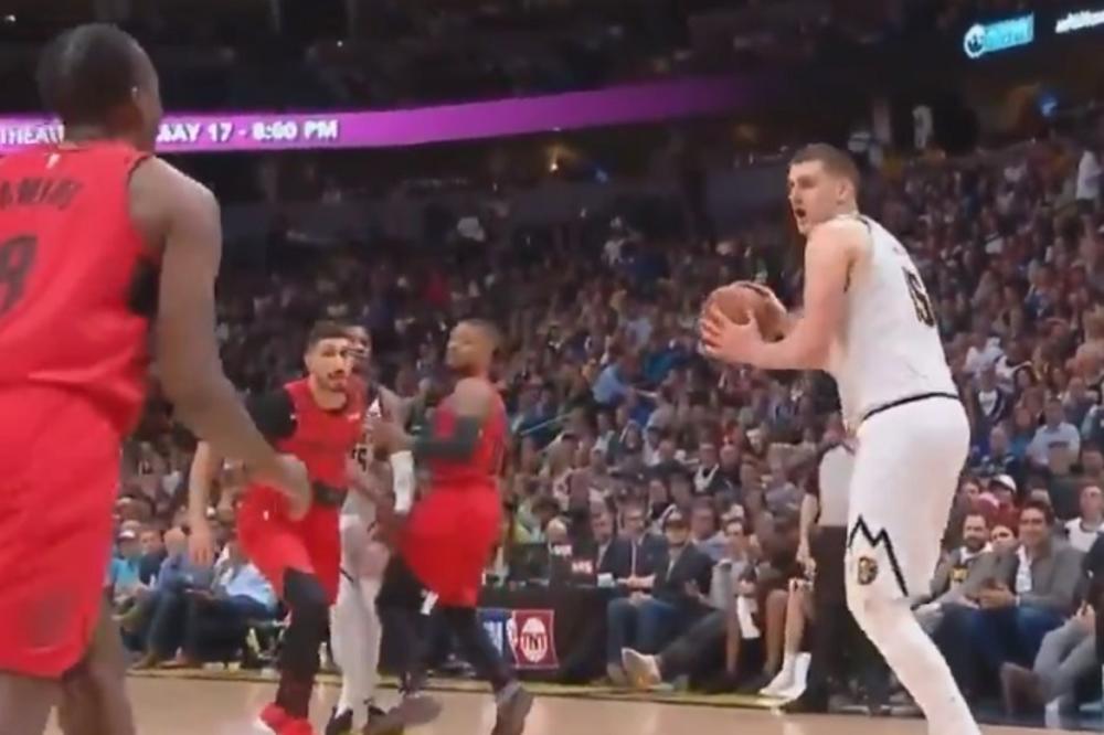 I PORED PORAZA DENVERA, OVAJ POTEZ ĆE SE PAMTITI: Jokić napravio budalu od košarkaša Portlanda!