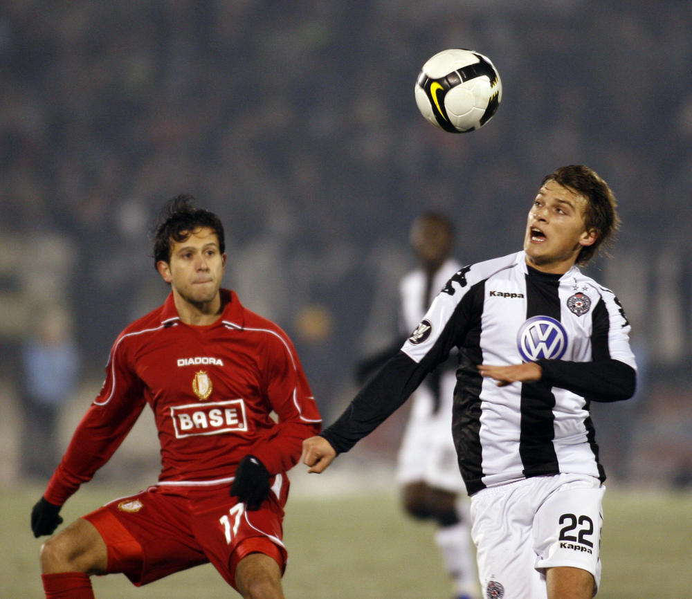 Ljajić na meču Lige Evrope protiv Standarda 2008. godine  