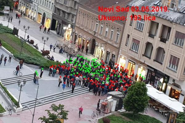 ODRŽAN PROTEST 1 OD 5 MILIONA: U Novom Sadu 193 protestanata, u Kruševcu i Požarevcu po 46 (FOTO)