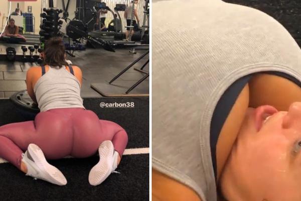 POKAZALA KAKO TRENIRAJU ŽENE SA OGROMNIM GRUDIMA: Ovo je najgore! (VIDEO)