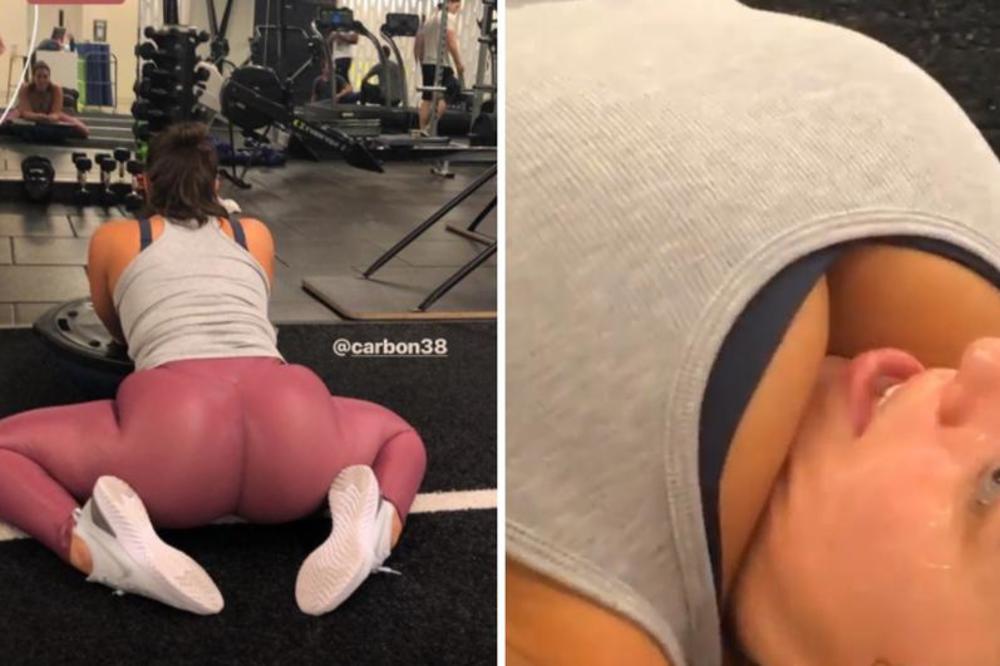 POKAZALA KAKO TRENIRAJU ŽENE SA OGROMNIM GRUDIMA: Ovo je najgore! (VIDEO)